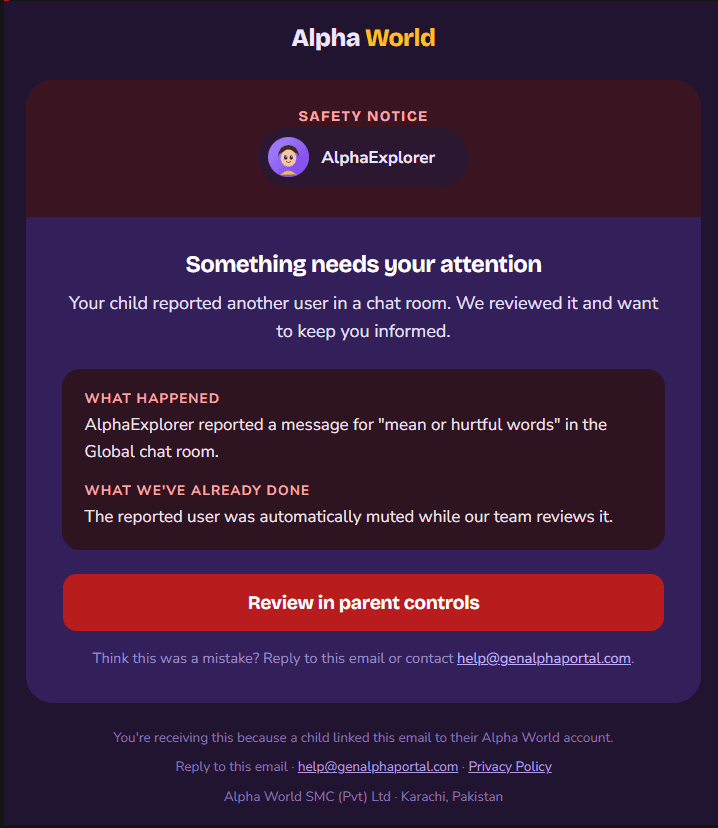 Approval Action Email Template